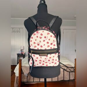 Juicy Couture Mini Backpack Floral with Black Accents